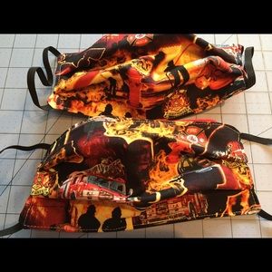 Fireman Firefighter Face Mask Covering Cotton Fire
